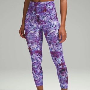NWOT Lululemon Align High-Rise Pant 25" - Iridescent Floral Multi